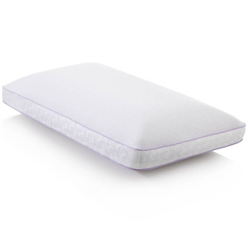 MALOUF Z Zoned Dough Memory Foam Infused with Real Natural Lavender Oil Aromatherapy Pillow Spray Included-Queen, purple - Image 3
